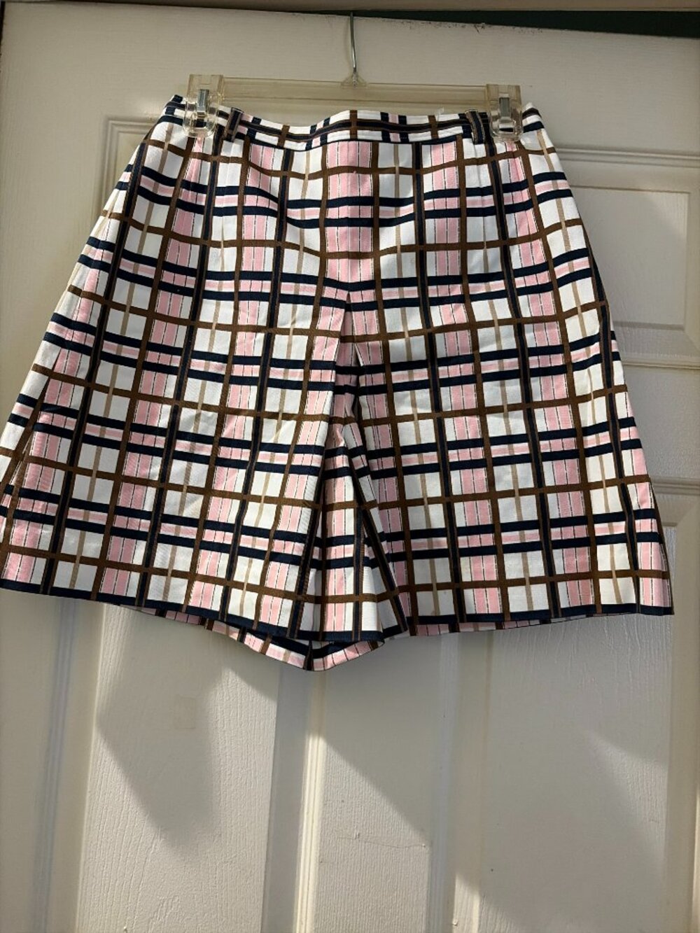 Tory Burch Plaid Skort Size 4 NWOT